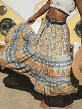 Boho Ethnic Long Skirt